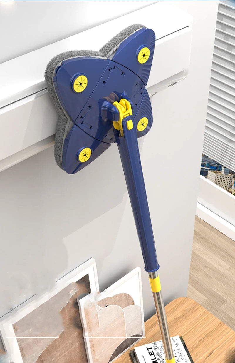 Mopa Triangular CleanMax™ Con Cabeza Giratória 360° - Envío Gratis