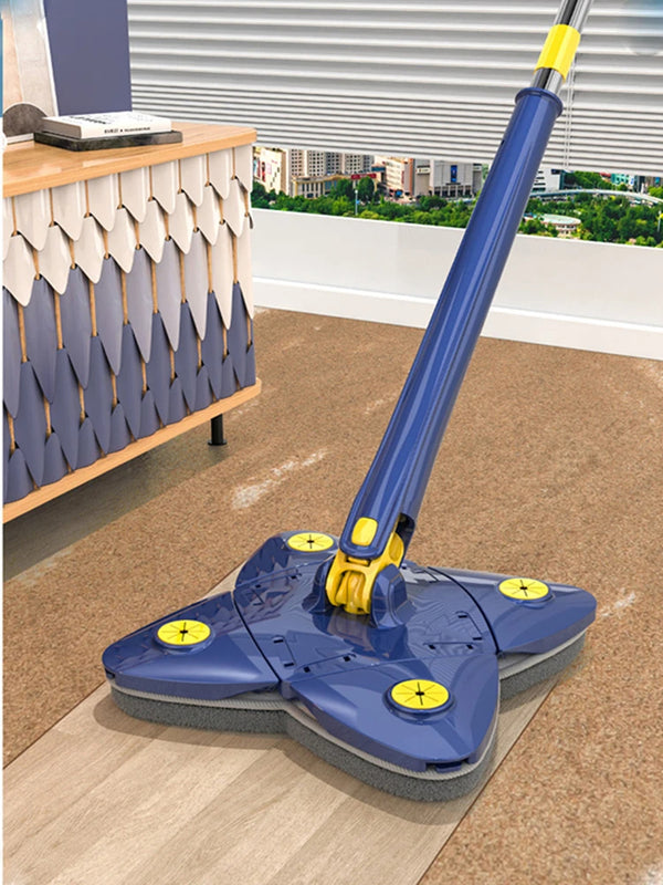 Mopa Triangular CleanMax™ Con Cabeza Giratória 360° - Envío Gratis